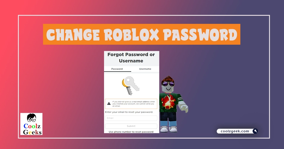 Change Roblox Password