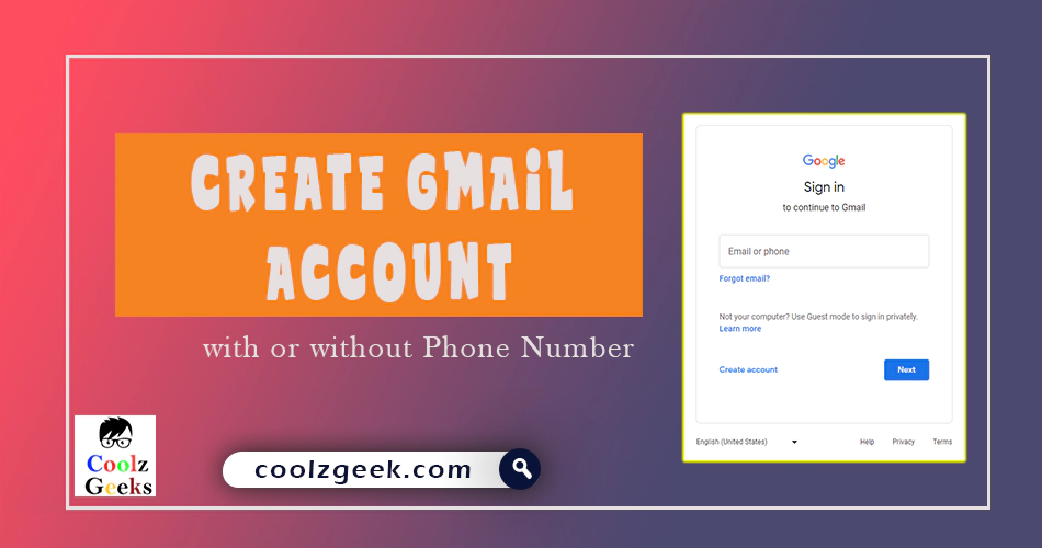 Create Gmail Account