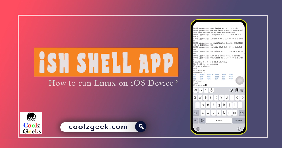 iSH Shell App